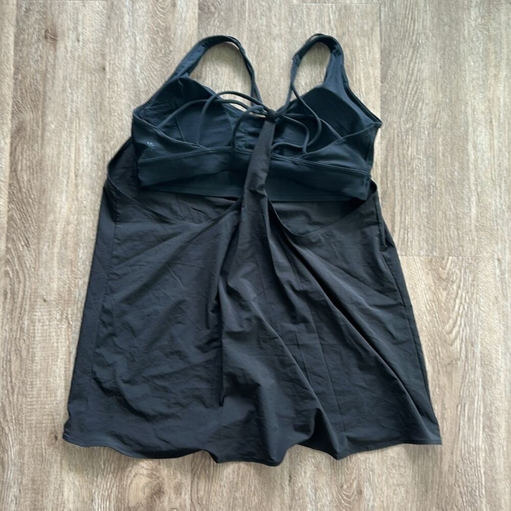 Athleta‎ Solace Support Tank Top Black Size Large Athletic Workout - Picture 4 of 4